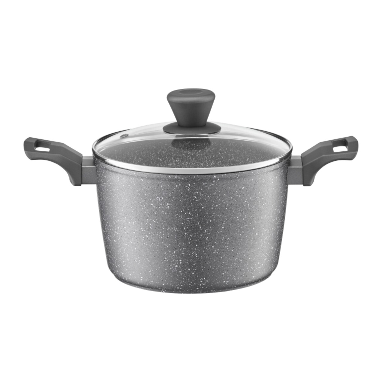 Oala cu capac Silverstone, Ambition, 3.6 L, 20 cm, aluminiu, invelis Qualum Stone - imagine 4
